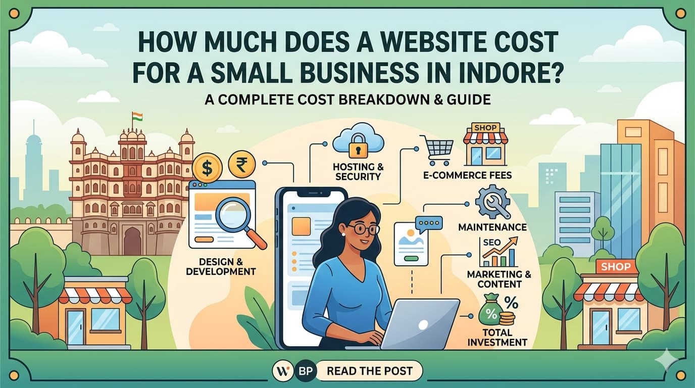 How Much Does a Website Cost for a Small Businesses in Indore?