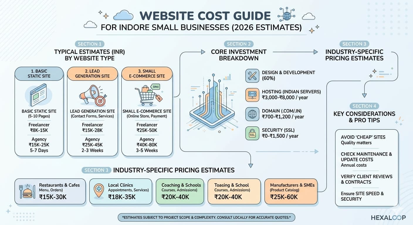 Website Development Cost in Indore (2026): Web Designer Charges Explained - image 2