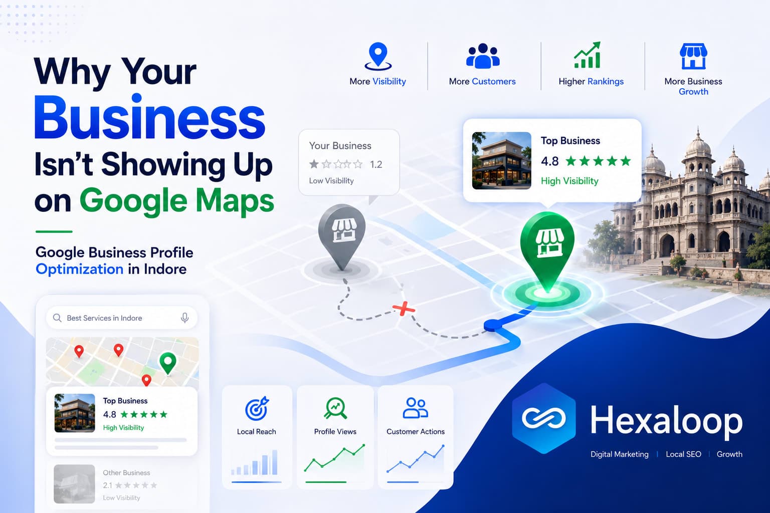 Why Your Business Isn't Showing Up on Google Maps | Google Business Profile Optimization in Indore